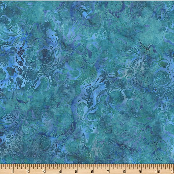 Jelly Fish Batiks By Mckenna Ryan For Hoffman - Azure