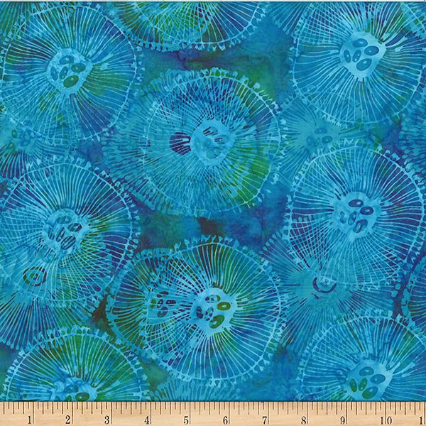 Jelly Fish Batiks By Mckenna Ryan For Hoffman - Reef