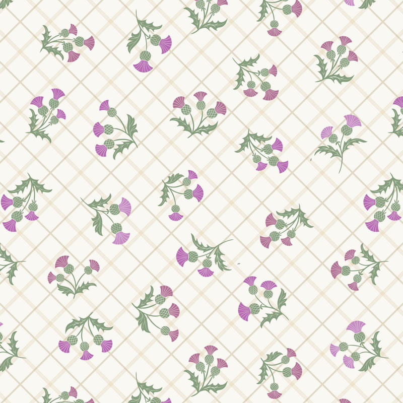 Small Things Celtic Inspired By Lewis & Irene - Thistle On Cream Check