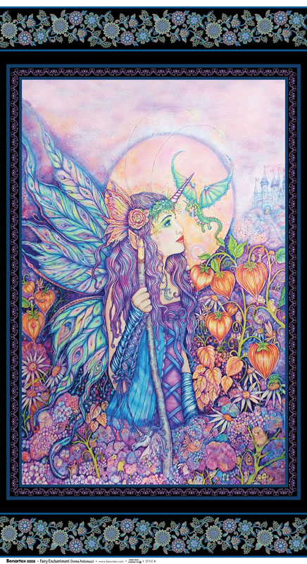 Fairy Enchantment By Donna Antonucci For Benartex - Digitally Printed - Multi