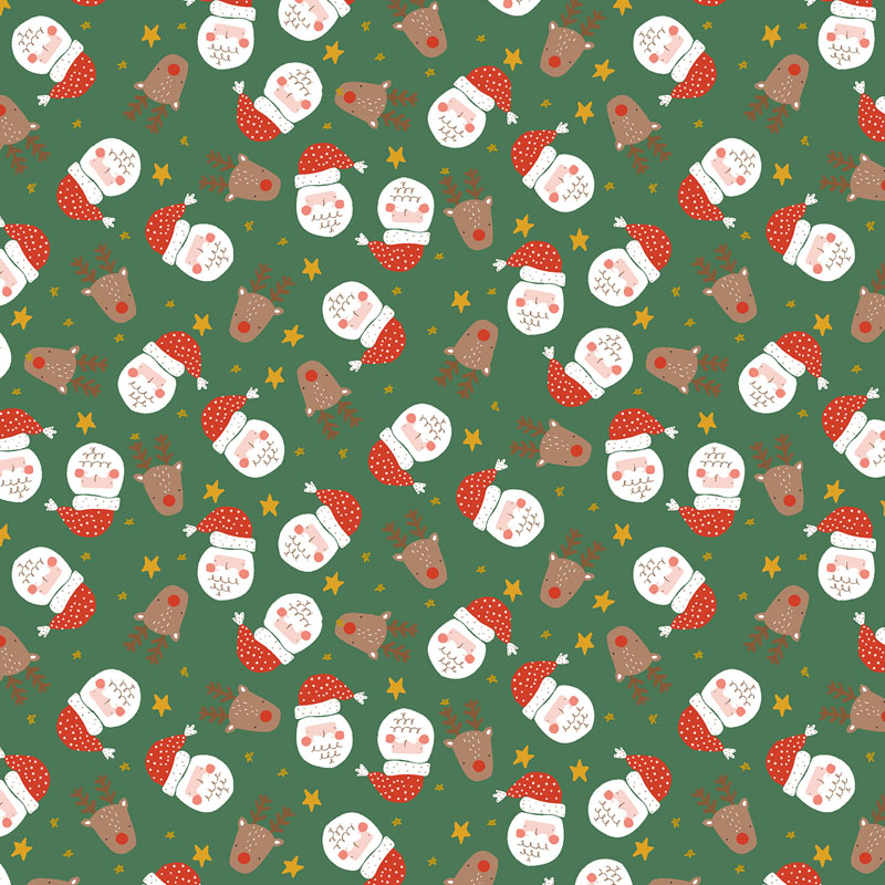 Christmas Lane By Rjr Studio For Rjr Fabrics - Hunter Green