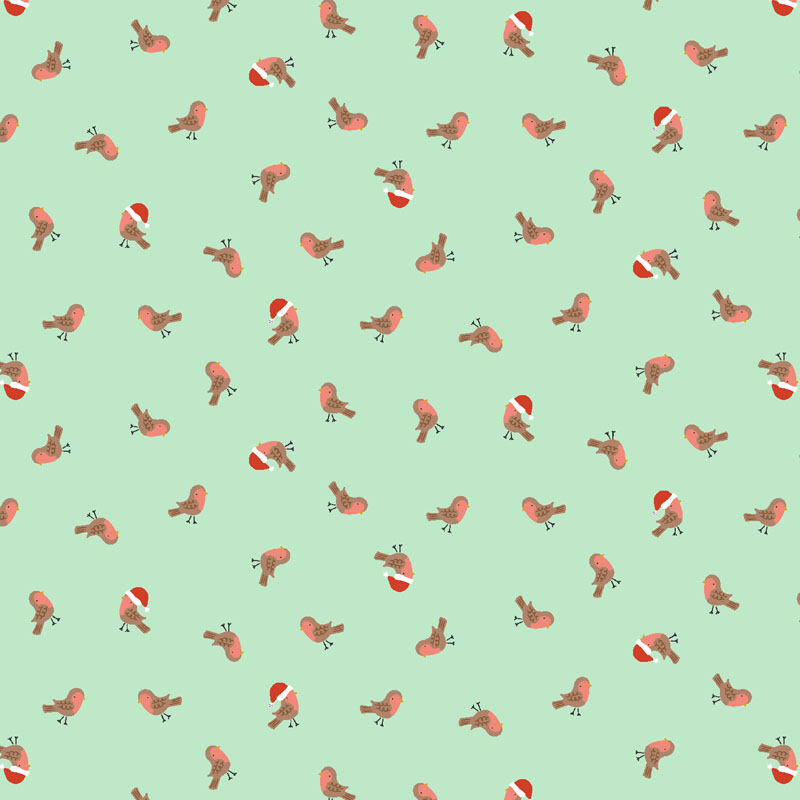 Christmas Lane By Rjr Studio For Rjr Fabrics - Mint