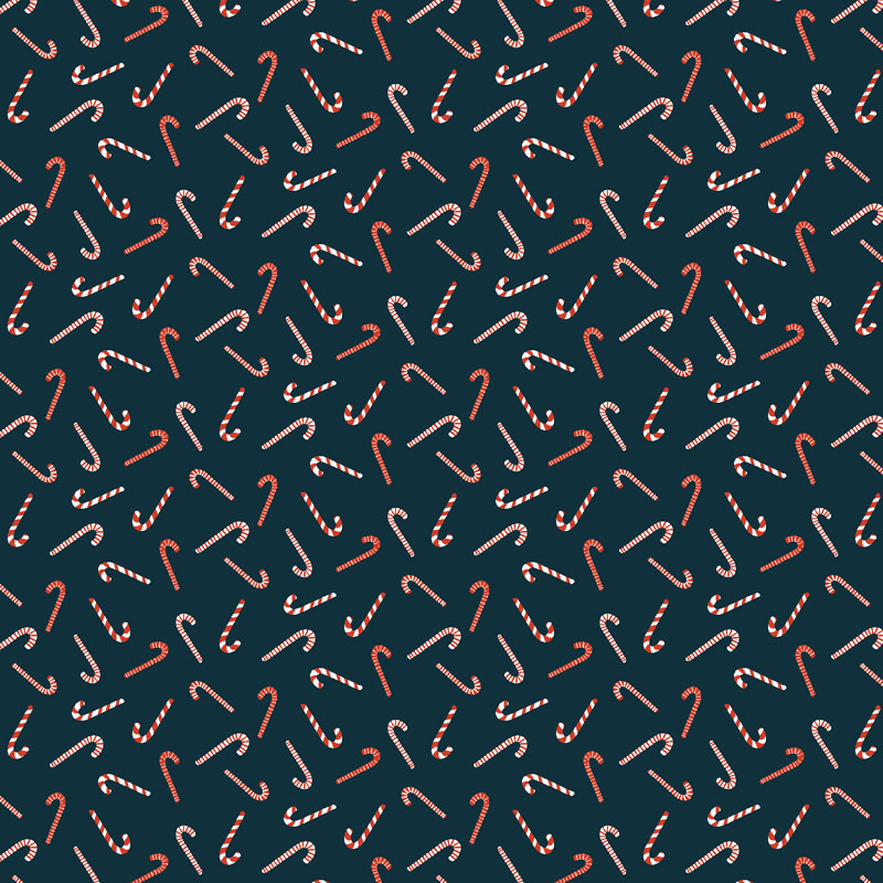 Christmas Lane By Rjr Studio For Rjr Fabrics - Navy