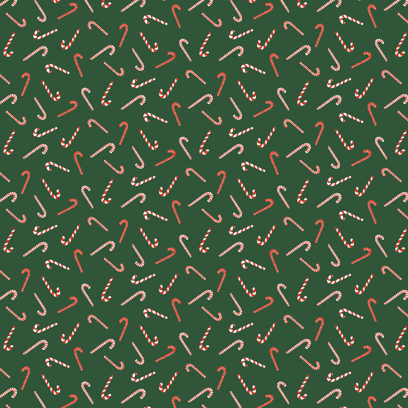 Christmas Lane By Rjr Studio For Rjr Fabrics - Hunter Green