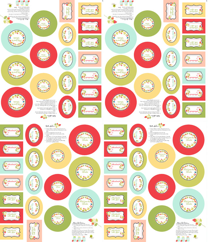 Jelly & Jam By Fig Tree & Co. For Moda - Multi - Homemade Labels