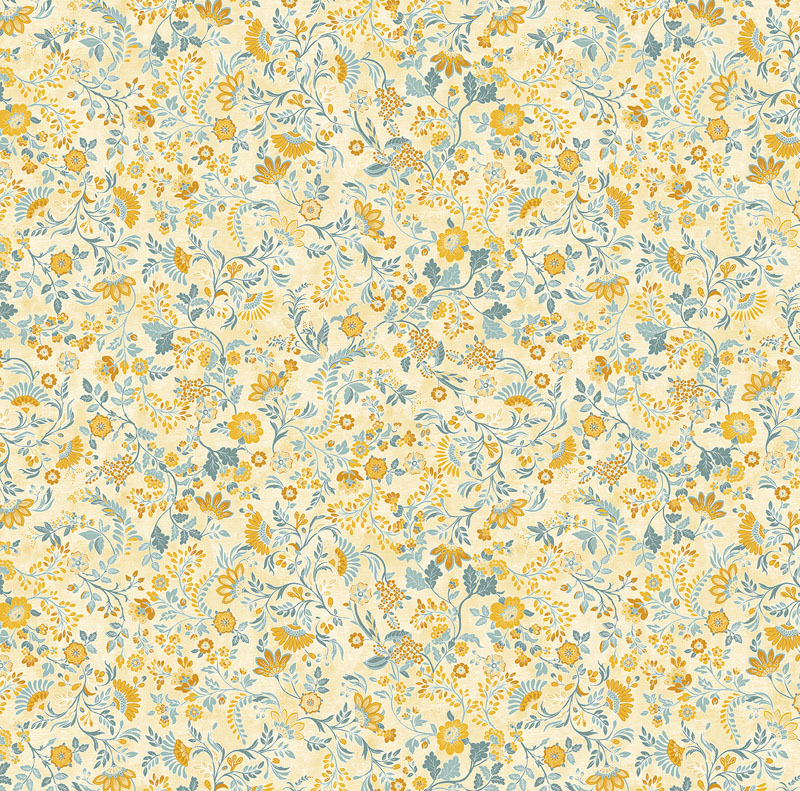 Chalk Barn By Shannon Roberts For Benartex - Digitally Printed -Yellow