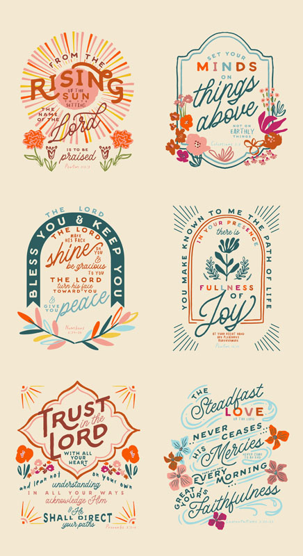 Things Above By Fancy That Design House For Moda - 24" X 44" Panel - Eggshell