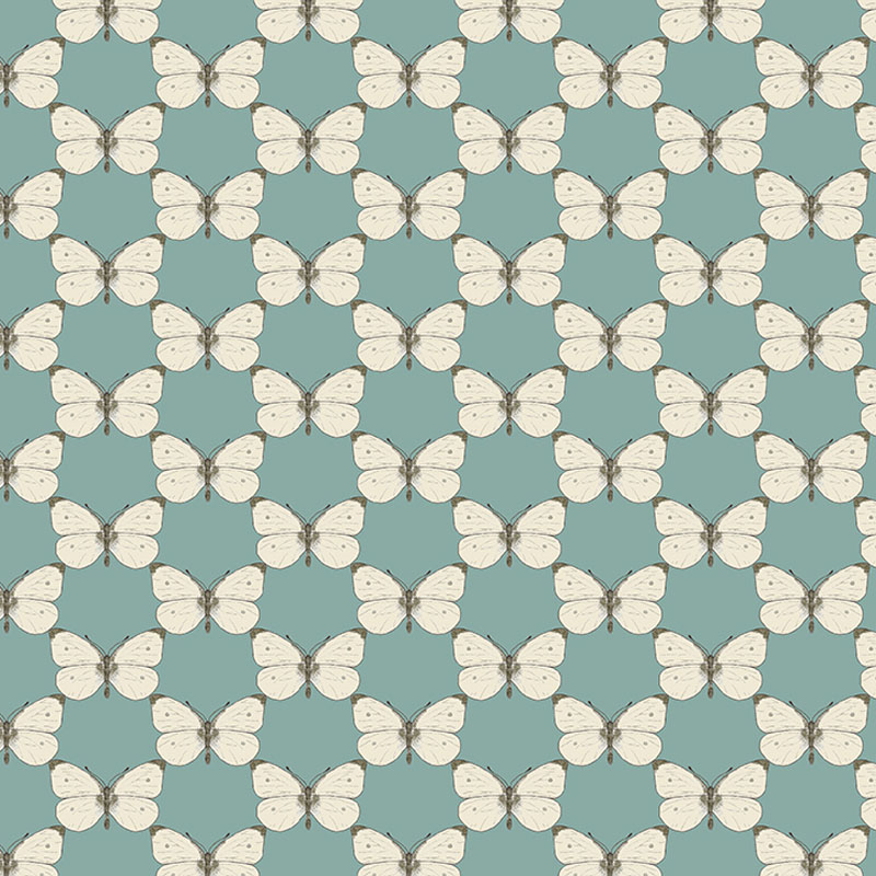 Bee Haven By Rachel Rossi Designs For Benartex - Digitally Printed - Medium Teal