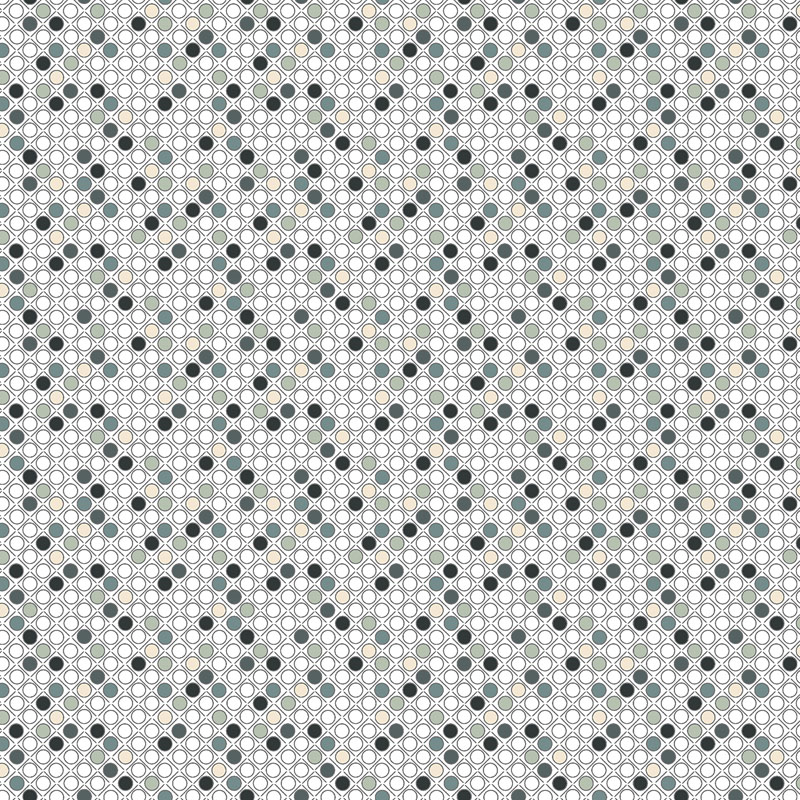 Miniature Minis Iii By Rjr Studio For Rjr Fabrics - Foulard Geo - Oasis