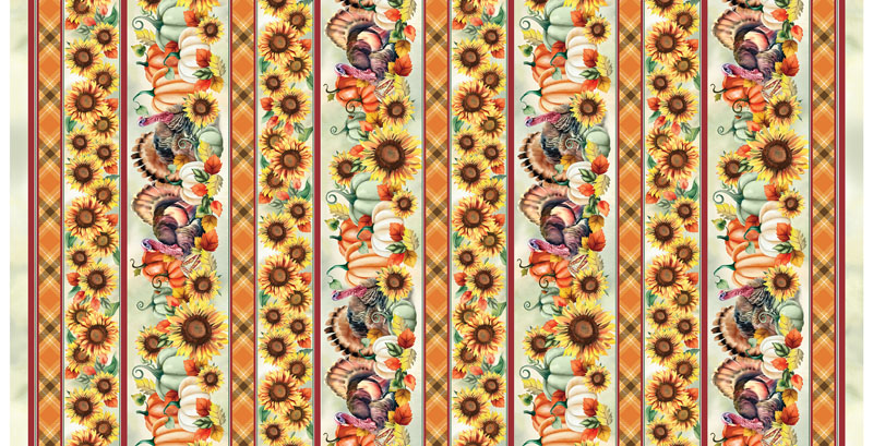 Give Thanks By Kanvas Studio For Benartex - Digitally Printed - Multi