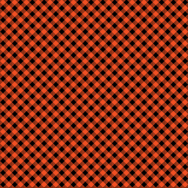 Happy Haunting By Kanvas Studio For Benartex - Glow In The Dark - Black/Orange