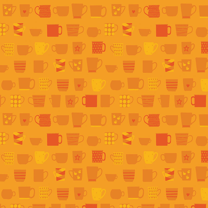 Happy Notes By Contempo Studio For Benartex - Light Orange