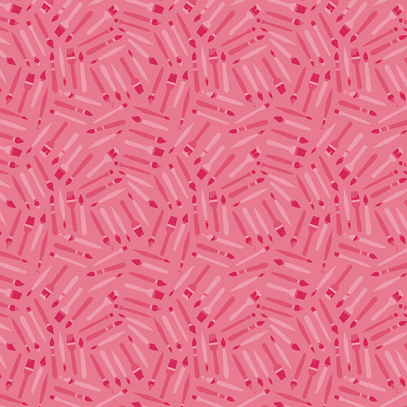 Happy Notes By Contempo Studio For Benartex - Pink