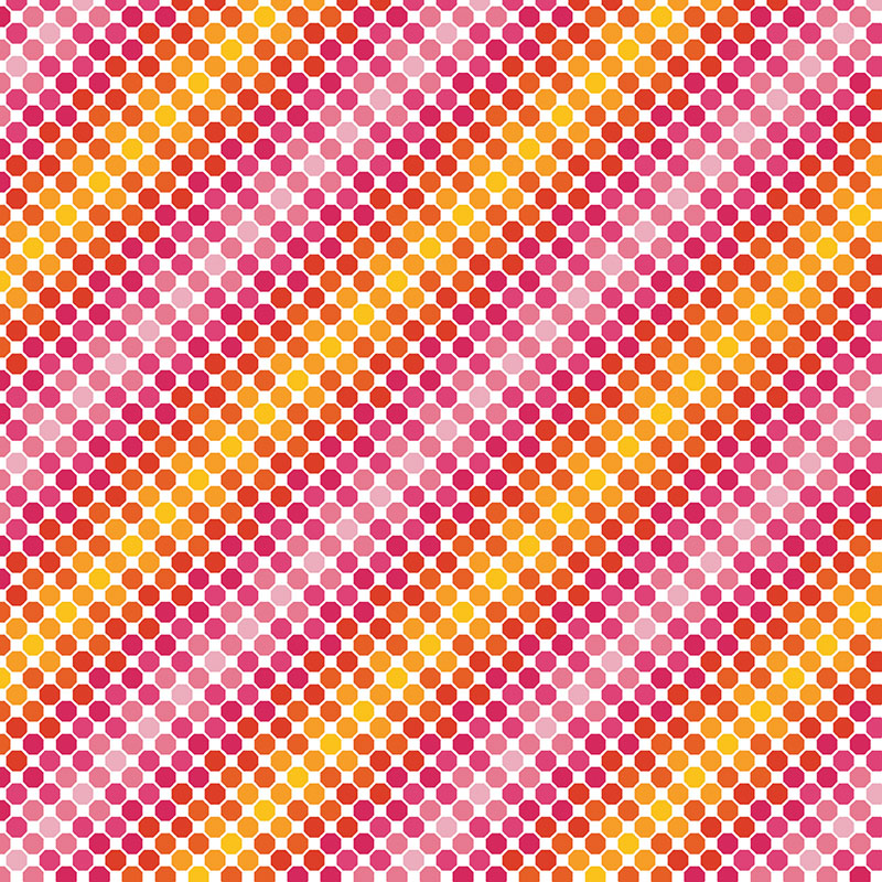 Happy Notes By Contempo Studio For Benartex - Orange/Multi