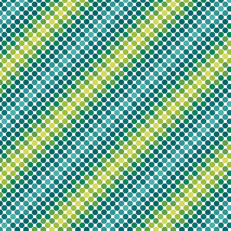 Happy Notes By Contempo Studio For Benartex - Green/Multi