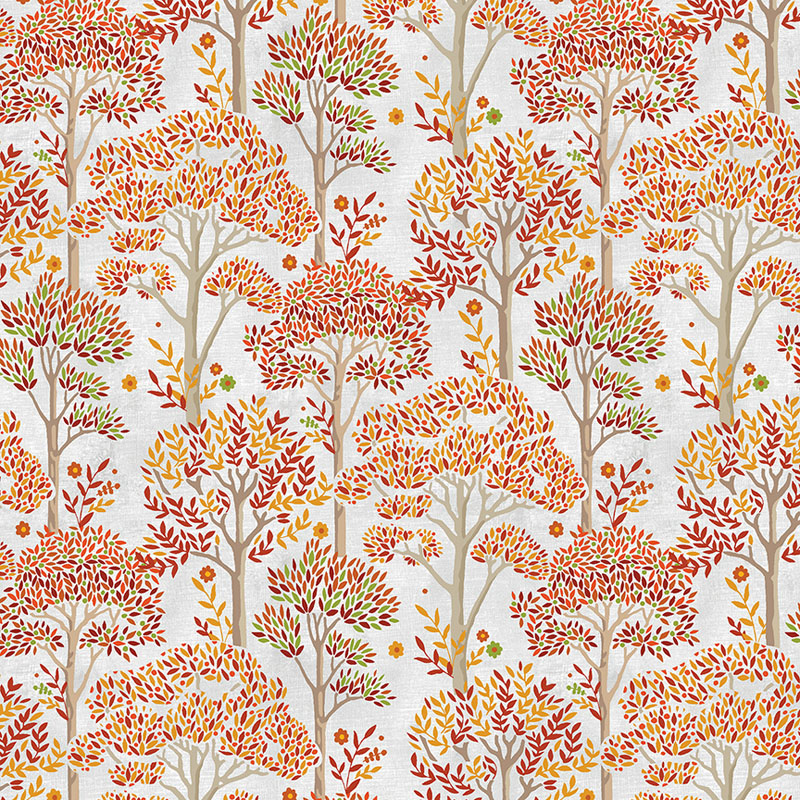 Beautiful Harvest By Nancy Halvorsen For Benartex - Pale Cloud - Digitally Printed