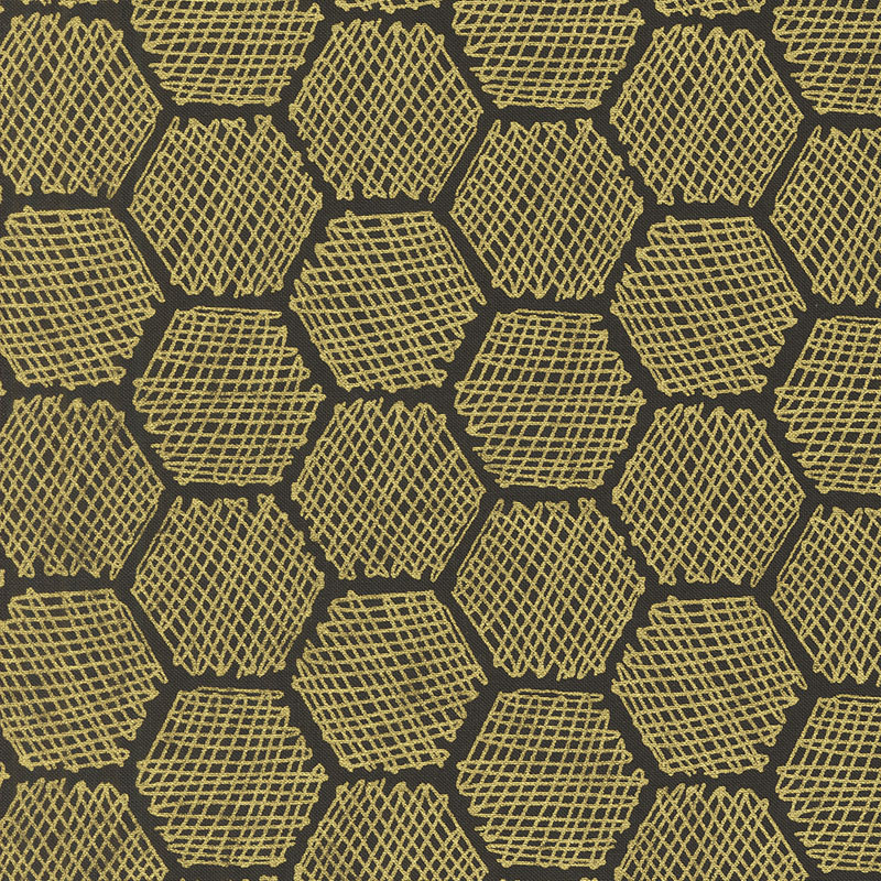 Bee Garden By Gingiber For Moda - Black