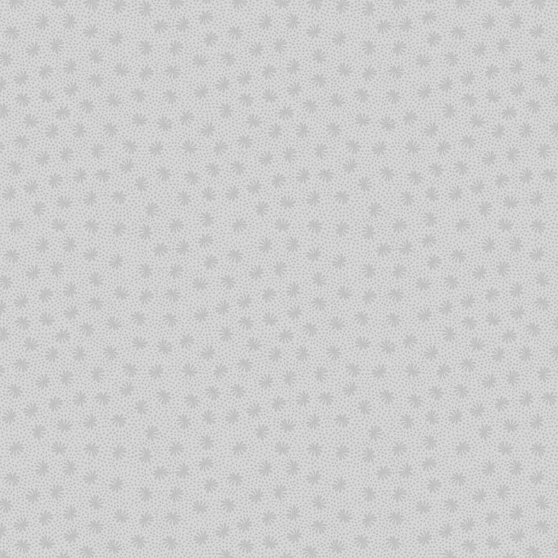 Tiny Tonals Aw 24 By Lewis & Irene - Tiny Dotty Floral Grey On Grey