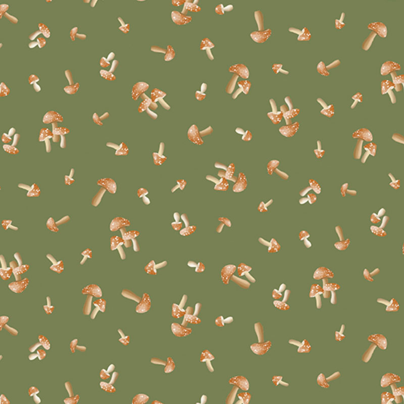 Enchanted Forest By Kanvas Studio For Benartex - Digitally Printed -  Green