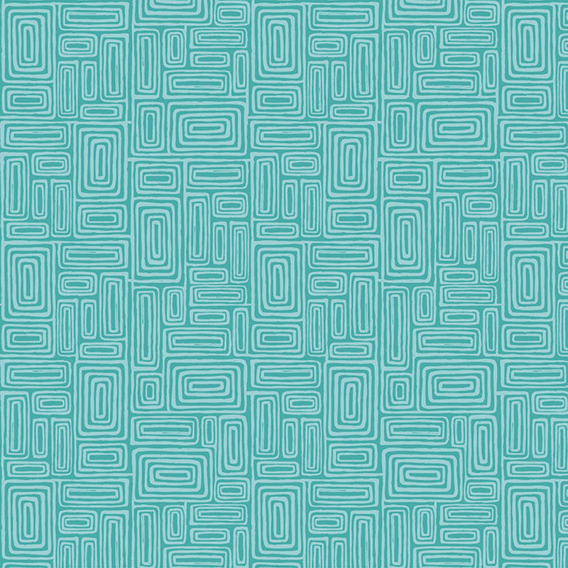 Find Your Way  By Lisa Ruble For Benartex - Aqua