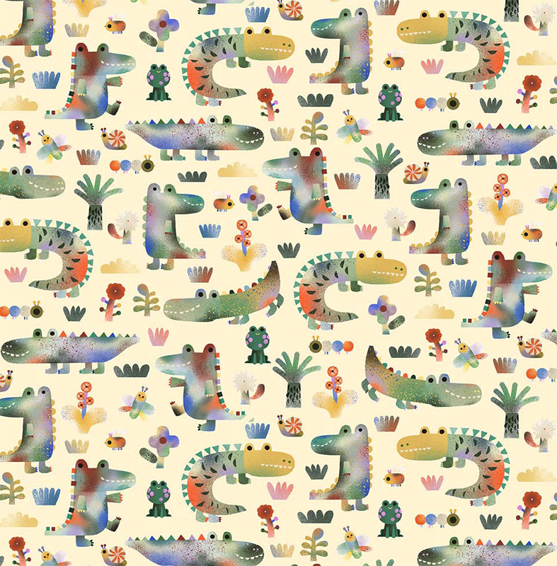 See Ya Later Alligator By Michael Miller - Butter