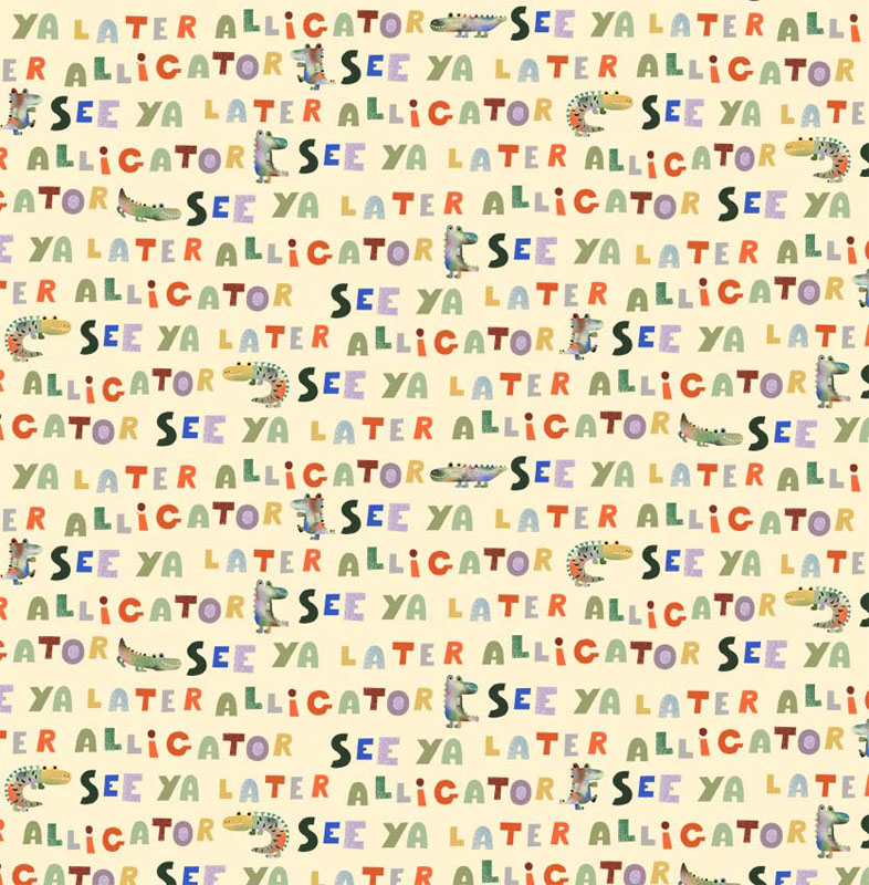 See Ya Later Alligator By Michael Miller - Butter