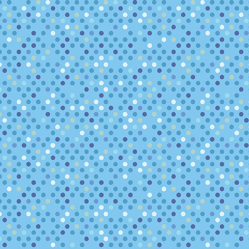 Dazzle Dots Ii By Contempo Studio For Benartex - Blue