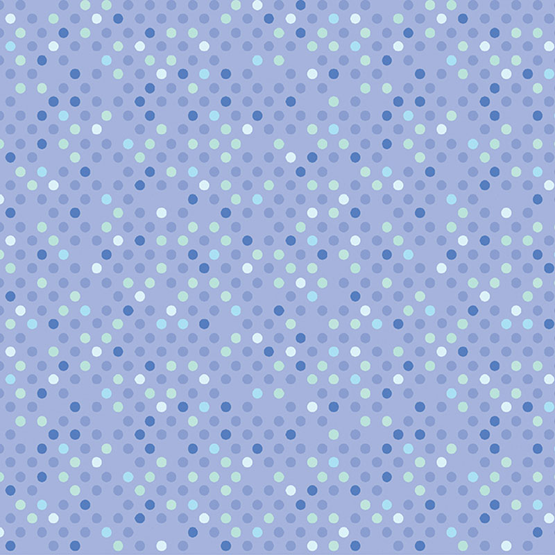 Dazzle Dots Ii By Contempo Studio For Benartex - Periwinkle
