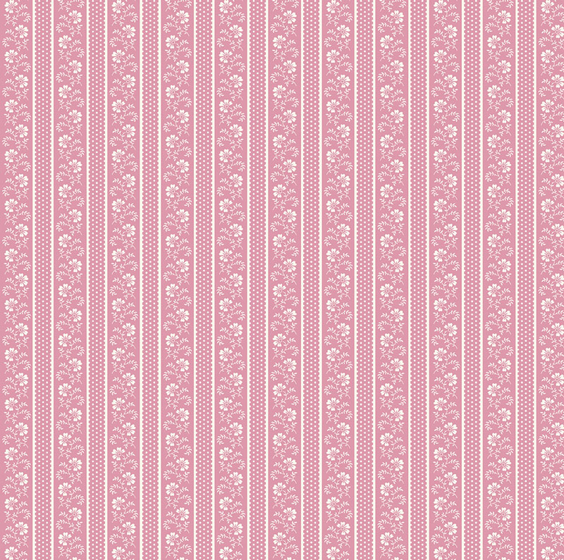 April\'s Garden By April Cornell For Benartex -  Medium Pink