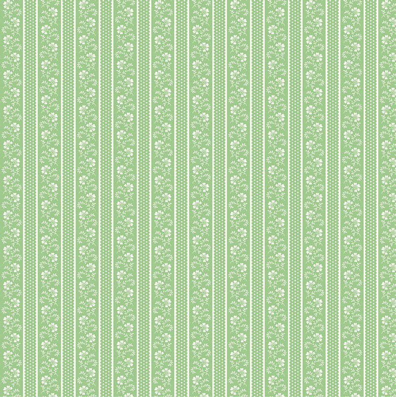 April\'s Garden By April Cornell For Benartex -  Medium Green