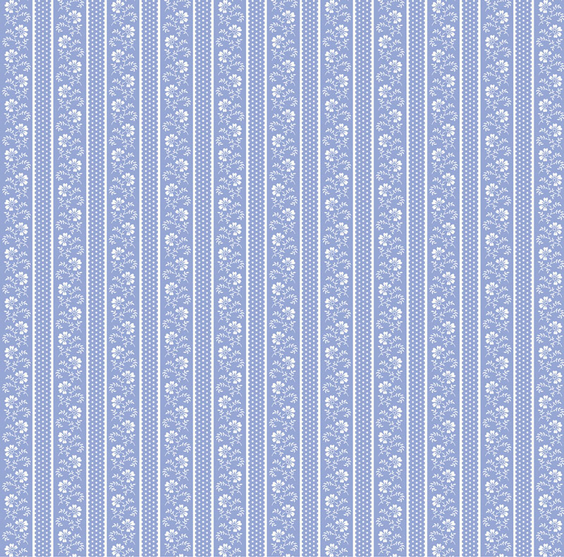 April\'s Garden By April Cornell For Benartex -  Medium Blue