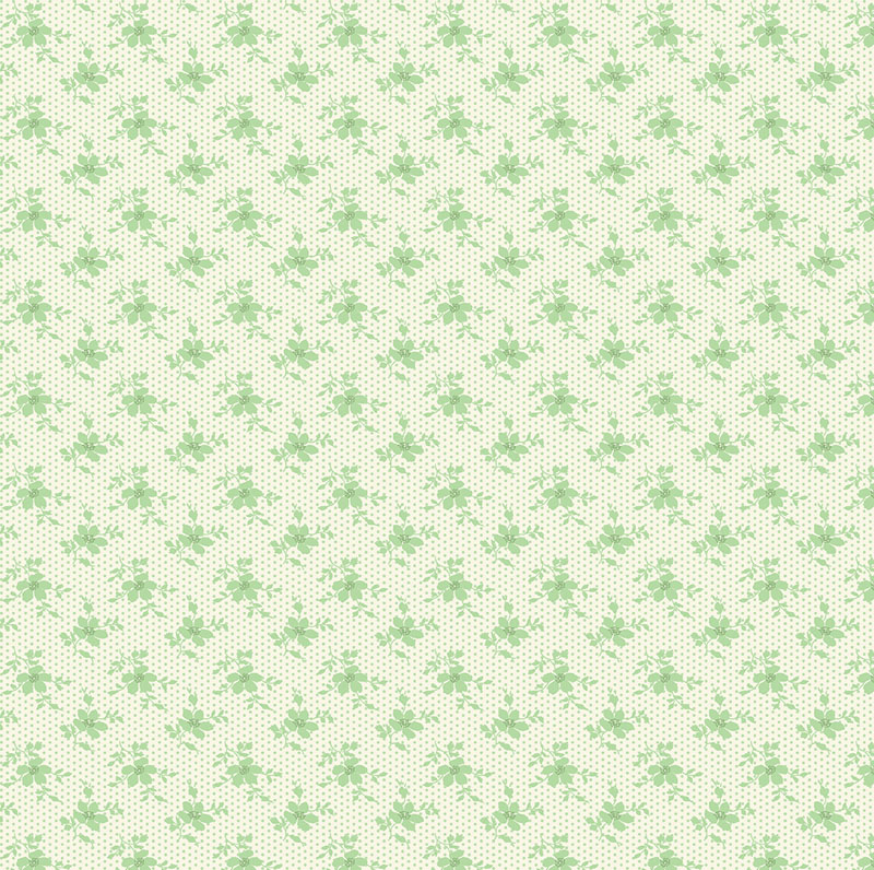 April\'s Garden By April Cornell For Benartex -  Light Green