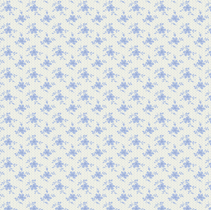 April\'s Garden By April Cornell For Benartex -  Light Blue