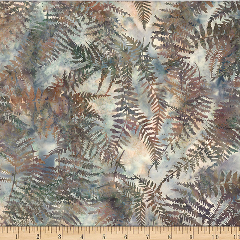 Woodland Bali Batik By Mckenna Ryan For Hoffman - Earl Grey