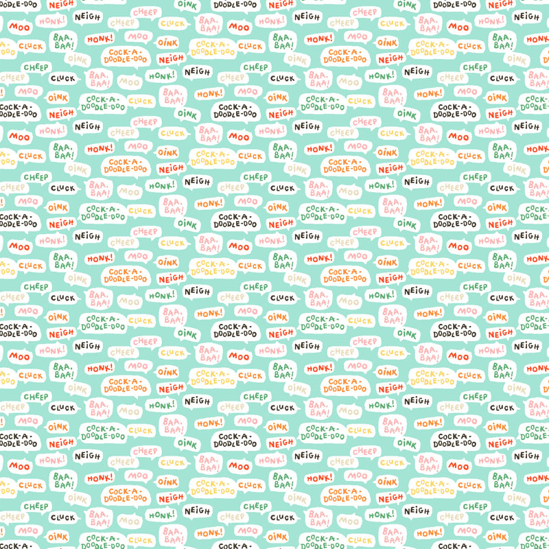 Friendly Farm By Kimberly Morgan For Rjr Fabrics - Noisy Barn - Meadowland