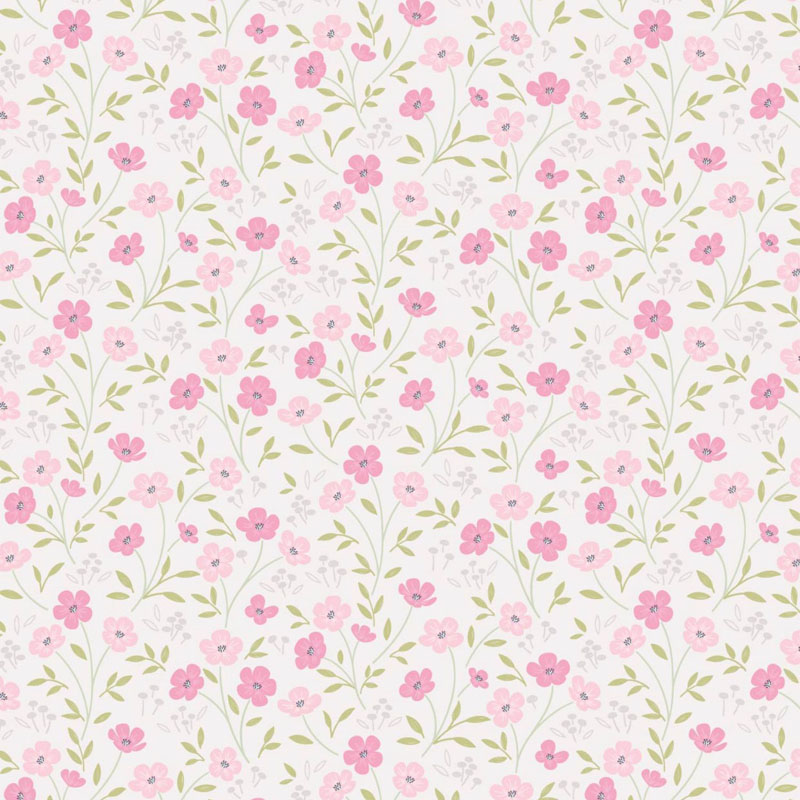 The Pressed Flower By Cassandra Connolly For Lewis & Irene - Timeless Blossom - Pale Mink