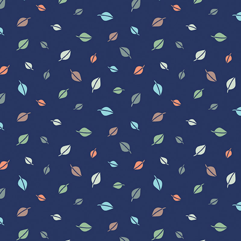 Cozy Forest Comfort Flannel By Benartex - Navy