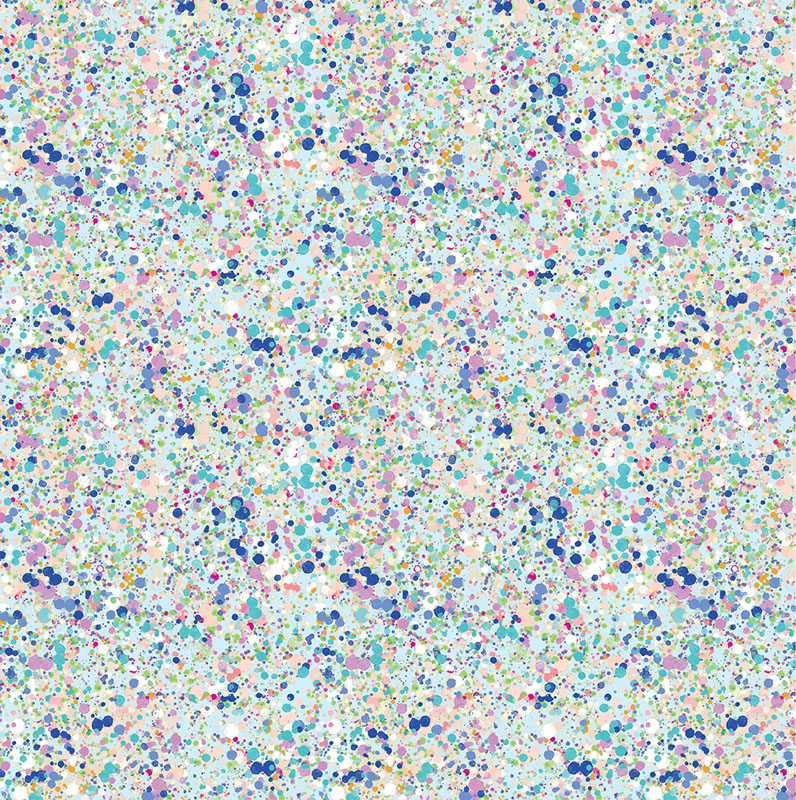 Modern Mushrooms By Kate Segal For Benartex - Digitally Printed - Blue