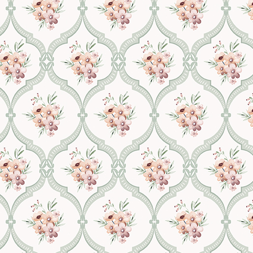 Sweet Meadow By Kanvas Studio For Benartex - Digitally Printed - Cream