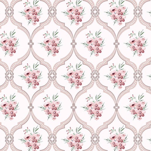 Sweet Meadow By Kanvas Studio For Benartex - Digitally Printed - Pink