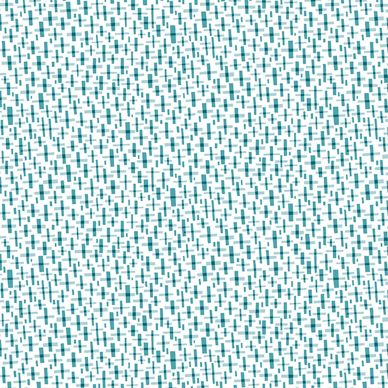Blooming Color Ii By Wolff Paper For Benartex - Turquoise