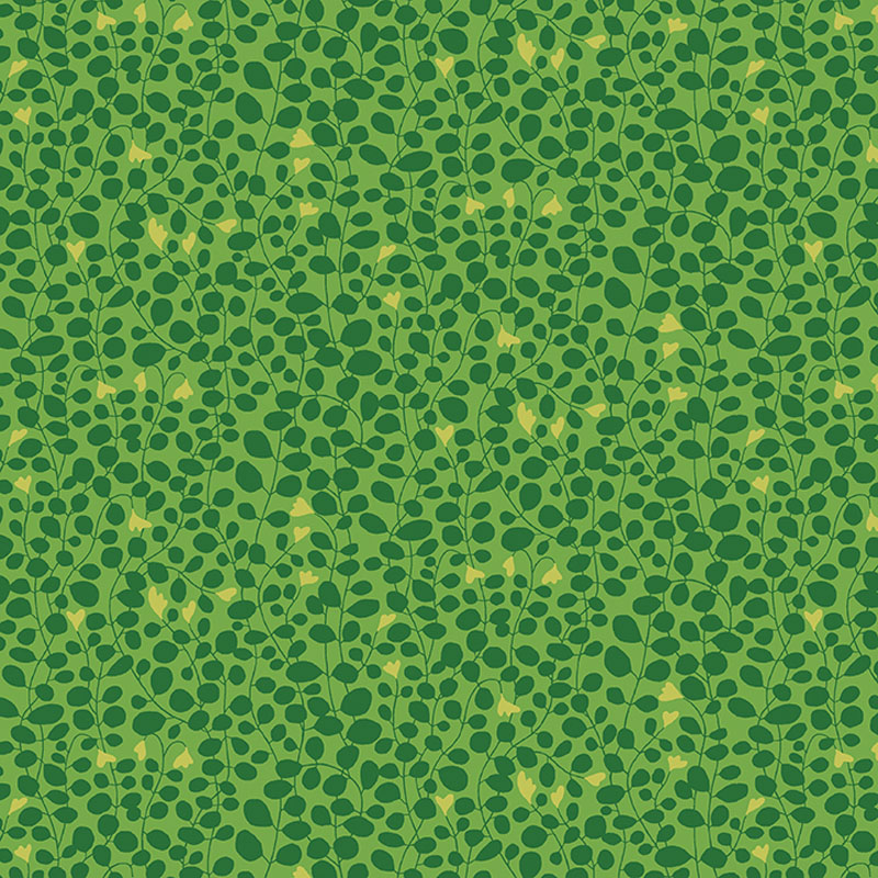 Blooming Color Ii By Wolff Paper For Benartex - Green