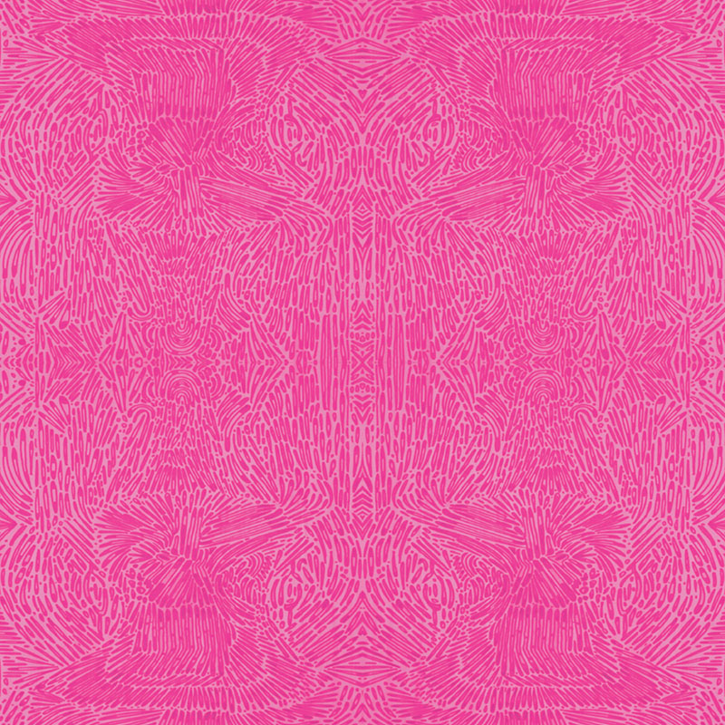Gentle Warriors By Danielle Duer For Benartex - Digitally Printed - Pink