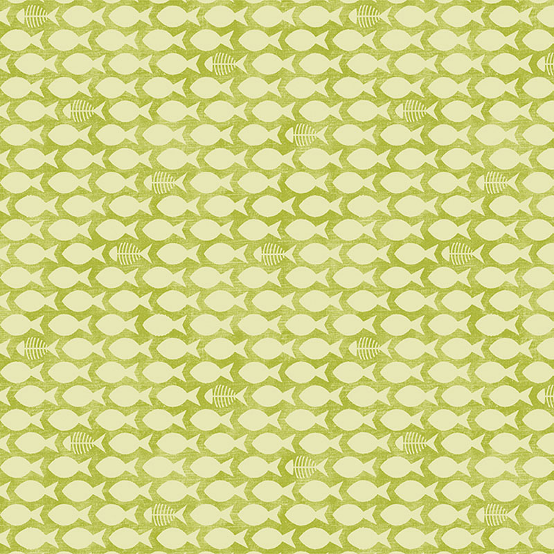 Cozy Cats By Contempo Studio For Benartex - Lime