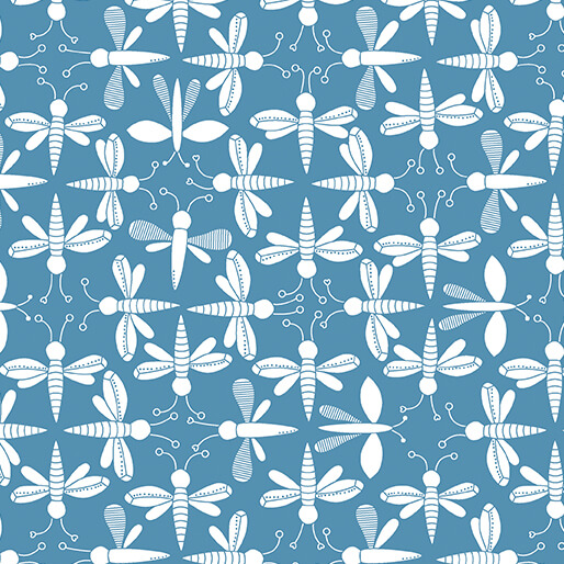 Lucky Bugs By Contempo Studio For Benartex - Blue