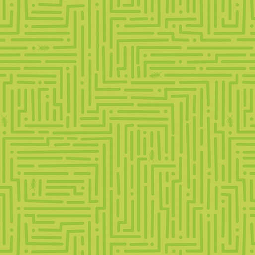 Lucky Bugs By Contempo Studio For Benartex - Lime/Green