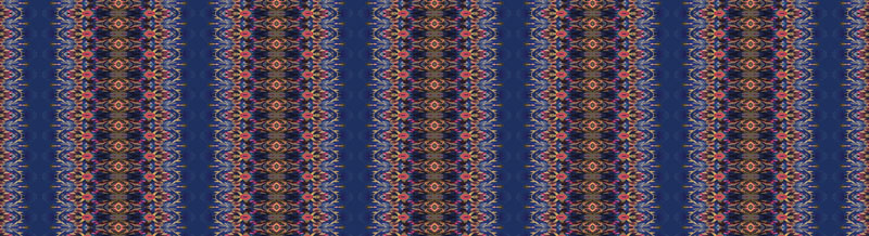 Gentle Warriors By Danielle Duer For Benartex - Digitally Printed - Blue/Multi