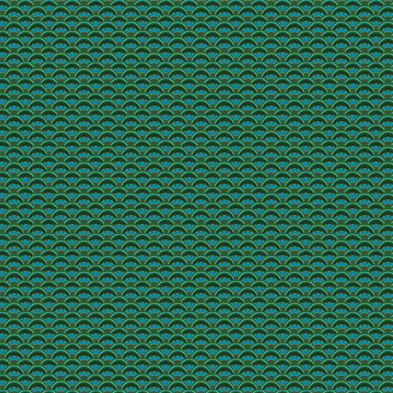 Gentle Warriors By Danielle Duer For Benartex - Digitally Printed - Teal