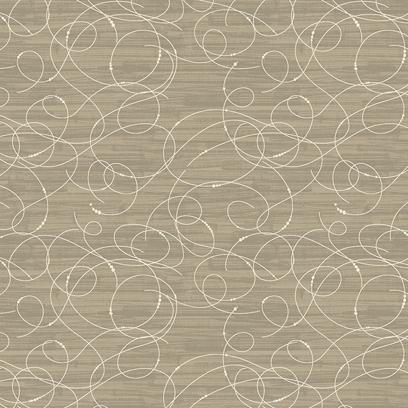 Modern Vintage - Treasured By Rachel Rossi Designs For Benartex - Digitally Printed - Taupe