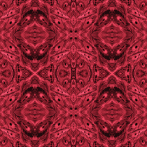 Affinity By Danielle Duer For Benartex - Digitally Printed - Crimson